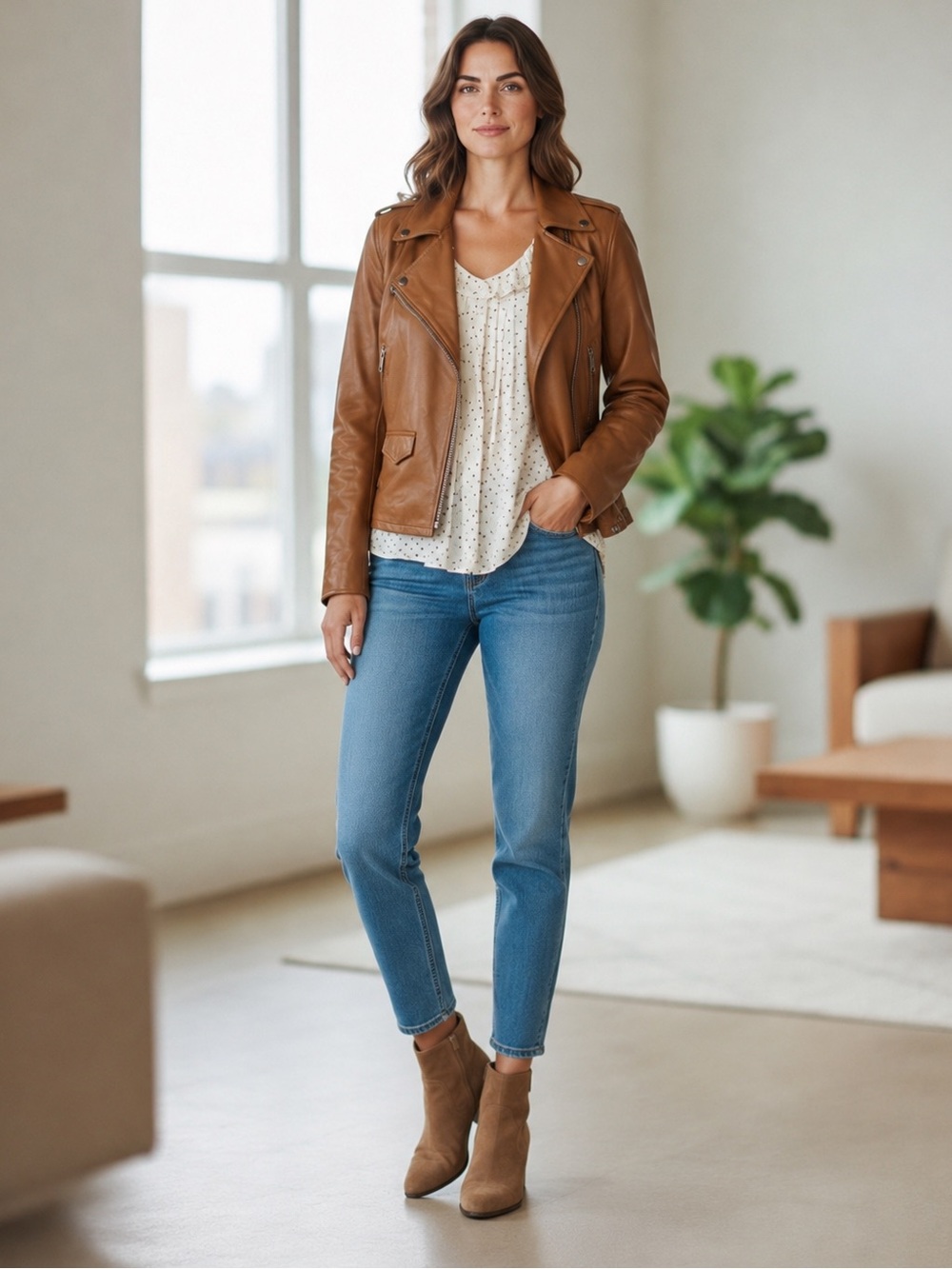 Leather Biker Jacket